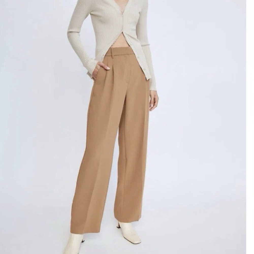 Never worn Wilfred the effortless pant / Tan High-Waisted Trousers
